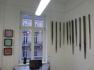 Ausstellungsrundgang in den Ateliers der wfk